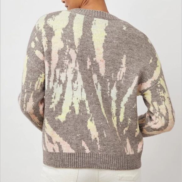 Rails Virgo Grey Tye Dye Wool Blend Sweater Size XL NWT - Picture 4 of 10